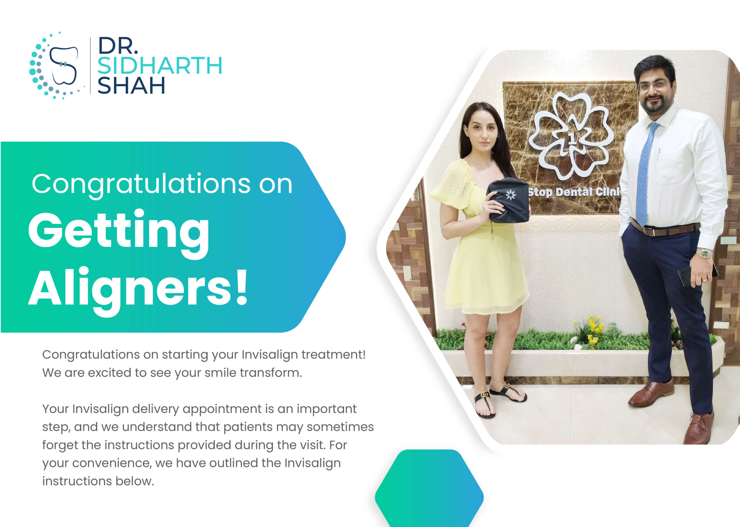 aligners delivery instruction