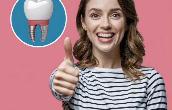dental implant for a broken tooth